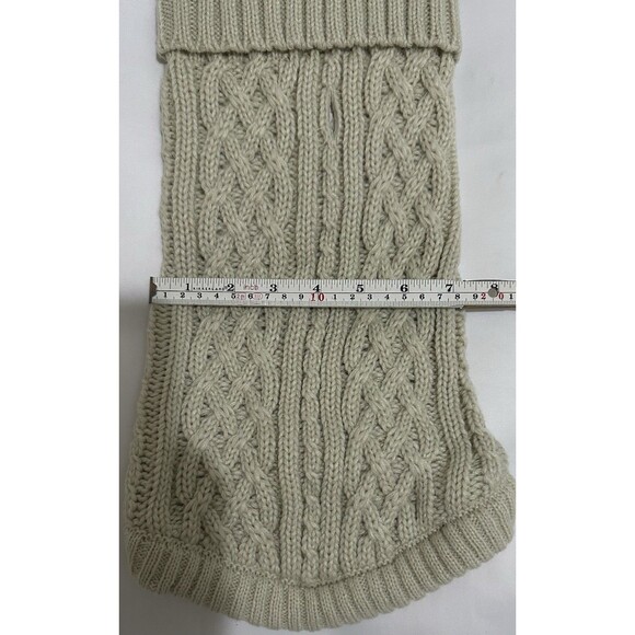 BOOTS & BARKLEY Small Dog Cat Beige Cable Knit Turtleneck Sweater Up to 20 lbs - Picture 4 of 4